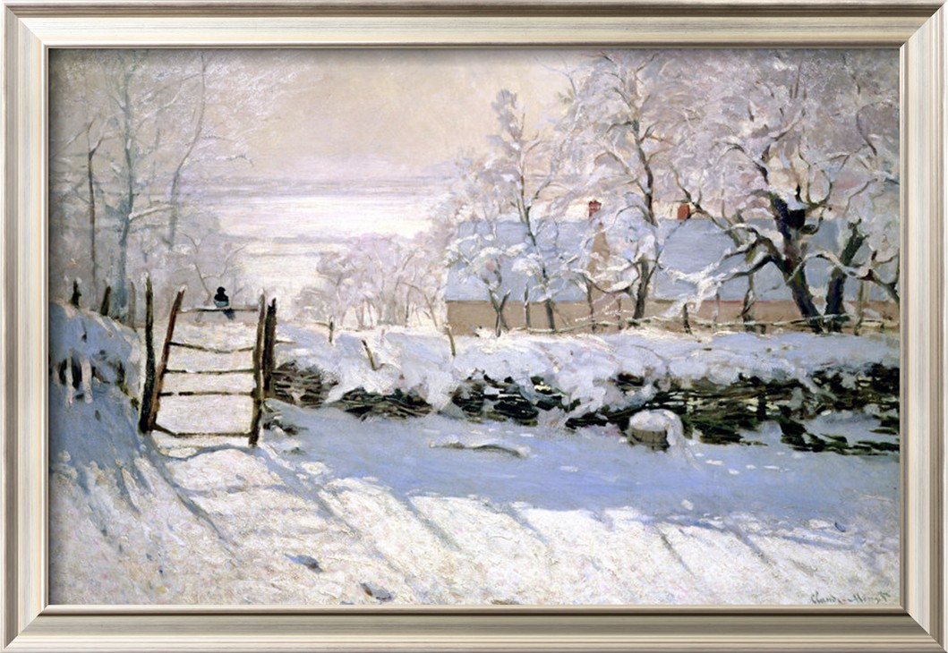 THE MAGPIE, 1869 - Claude Monet Paintings